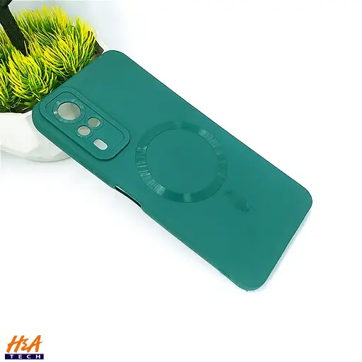 [PO14BVIY53S-16-11] Vivo Y51s|Y53s|Y31 2020 Soft Silicone Magsafe Logo Back Case (Green)
