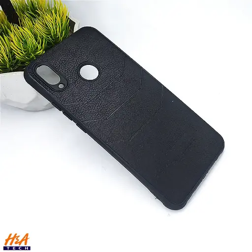 [PO18BHUNOV3I-4-2] Huawei Nova 3i | P Smart Plus AMG Leather Back Case - Stylish Protection (Black)