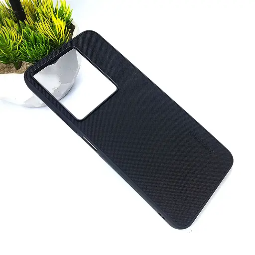 [PO32BINOT30-16-2] Infinix Note 30 4G Spigen Hard Dotted Leather Back Case (Black)