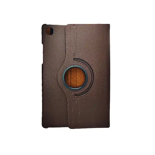 [PO47FBST500-5-34] Samsung Tab A7/T500 Rotate Tab Book (Dark Brown)