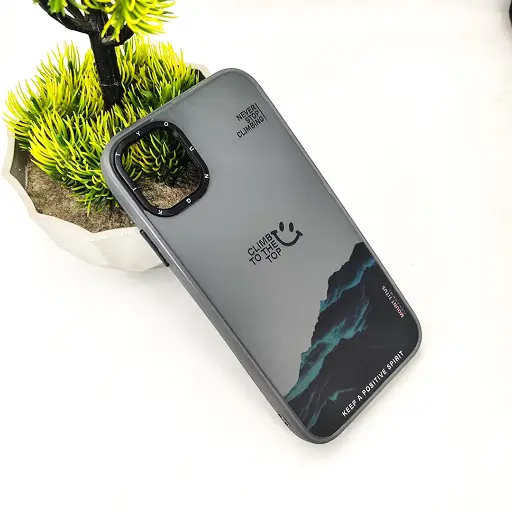 [PO20BIPXIR-5-9] iPhone 11 UV 3D Printed Back Case (Gray)