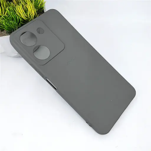 [PO23BVIY36-3-36] Vivo Y27s|Y36 4G Official Soft Silky Back Case (Natural Titanium)