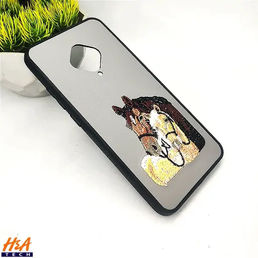 [PO43BVIS1PR-13-9] Vivo S1 Pro|Y51 Santa Barbara Polo Raquet Back Case (Gray)