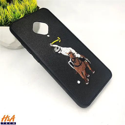 [PO43BVIS1PR-13-2] Vivo S1 Pro|Y51 Santa Barbara Polo Raquet Back Case (Black)