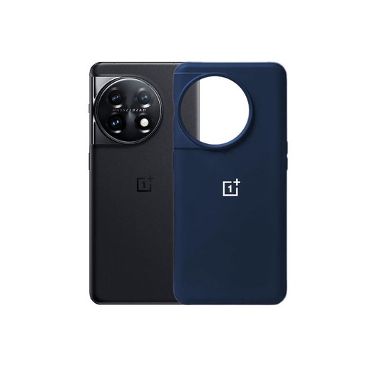 [PO23B1PL11-1-17] OnePlus 11 Official Soft Silky Case (Navy Blue)