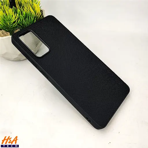 [PO32BSS20-16-2] Samsung Galaxy S20 Spigen Hard Dotted Leather Back Case (Black)