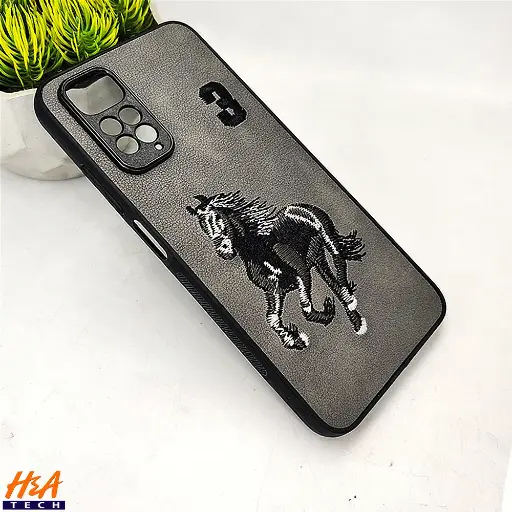 [PO43BMINOT11-13-9] Redmi Note 11 4G Santa Barbara Polo Raquet Back Case (Gray)