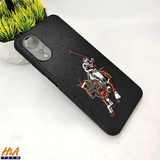 [PO43BOA17-13-2] Oppo A17 Santa Barbara Polo Back Case (Black)