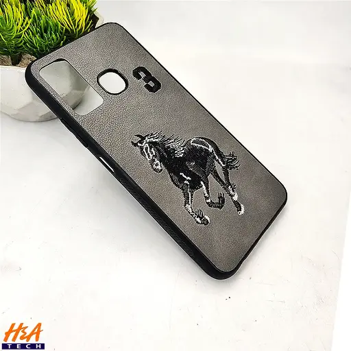 [PO43BIHOT9-13-9] Infinix Hot 9 Santa Barbara Polo Raquet Back Case (Gray)
