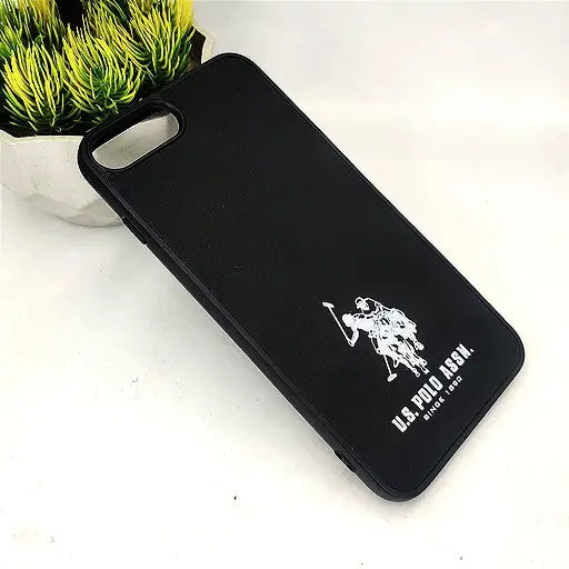 [PO43BIP6GPL-15-2] iPhone 6G Plus|6Gs Plus 3D Punch Printed Polo Back Case (Black)