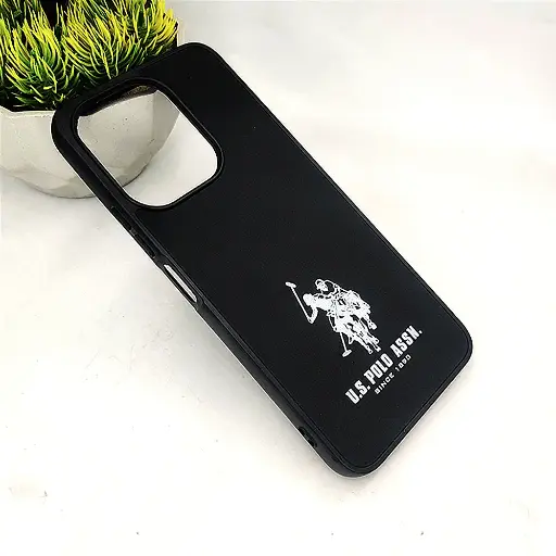[PO43BMI13-15-2] Xiaomi Redmi 13 4G|Note 13R|Poco M6 4G 3D Punch Printed Polo Back Case (Black)