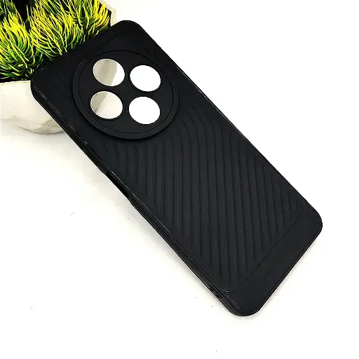 [PO14BMI14C-12-2] Xiaomi Redmi 14C|Poco C75 GEAR 4 Luxuary Carbon Texture Soft Silicone Back Case (Black)