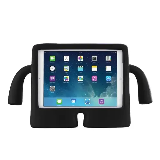 [PO47FBIPD3-1-2] iPad 2|iPad 3|iPad 4 Ibuy Rugged Shockproof Kids Handle Case (Black)