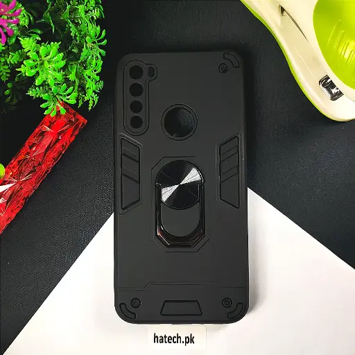 [PO39BMINOT8-1-2] Xiaomi Redmi Note 8 Armour Back Case (Black)
