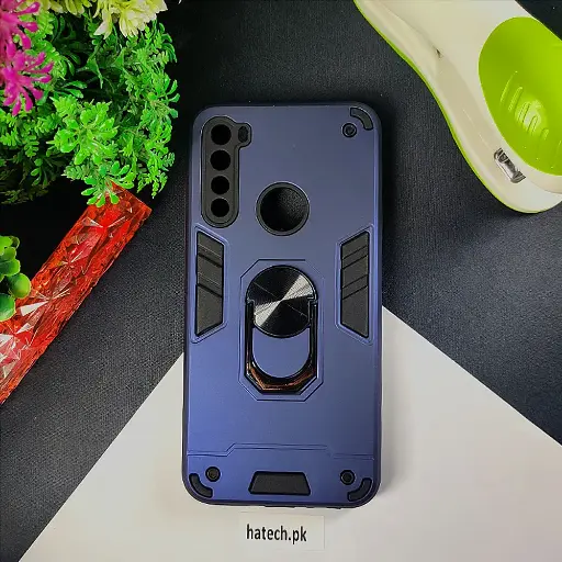 [PO39BMINOT8-1-17] Xiaomi Redmi Note 8 Armour Back Case (Navy Blue)