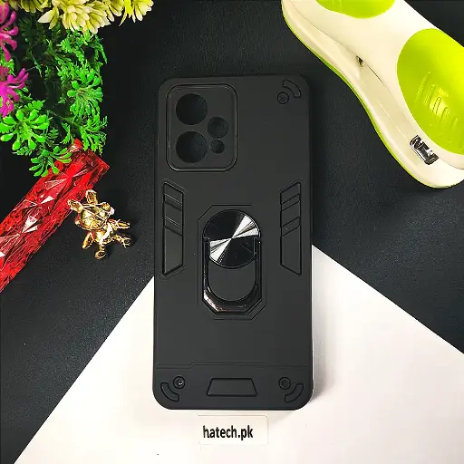 [PO39BORELME9PRPL-1-2] Oppo Realme 9 Pro Plus 5G Armour Back Case (Black)