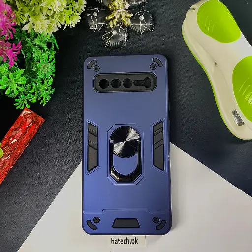 [PO39BSS10 5G-1-17] Samsung Galaxy S10 5G Armour Back Case (Navy Blue)