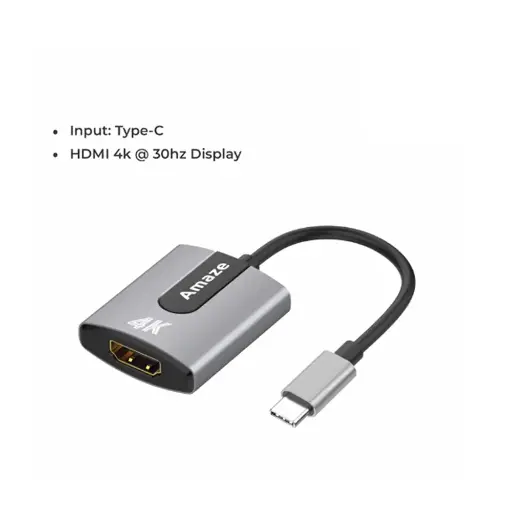 [CONAMZT0HDMI] Amaze A-120 Type-C Male to HDMI Female Port Adapter
