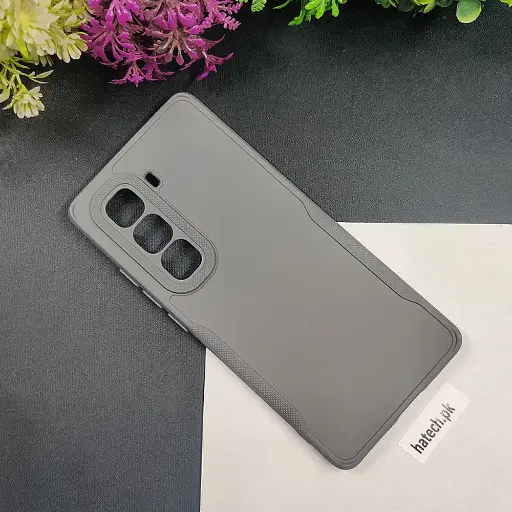 [PO14BIHOT50PRPL-71-9] Infinix Hot 50 Pro Plus Soft Silicone Back Case (Gray)