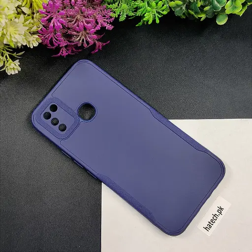 [PO14BISMRT5-71-17] Infinix Smart 5|Hot 10 Lite Soft Silicone Back Case (Navy Blue)