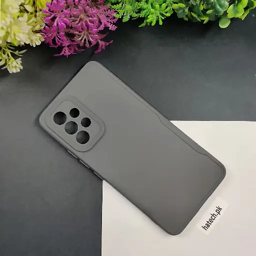 [PO14BSA53-71-9] Samsung A53 Soft Silicone Back Case (Gray)