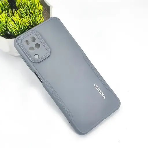 [PO14BSA12-71-9] Samsung A12 Soft Silicone Back Case (Gray)