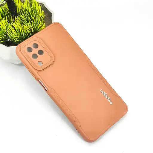 [PO14BSA12-71-13] Samsung A12 Soft Silicone Back Case (Brown)