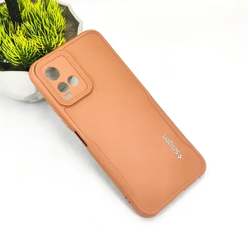 [PO14BVIY33S-71-13] Vivo Y33s|Y33T|Y21T|Y21s Soft Silicone Back Case (Brown)