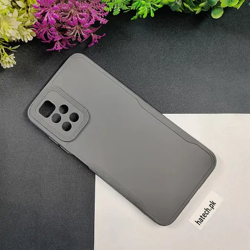 [PO14BMI10-71-9] Redmi 10 4G Soft Silicone Back Case (Gray)