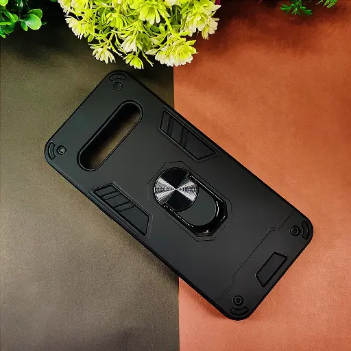 [PO39BLGV60-1-2] LG V60 Armour Back Case (Black)