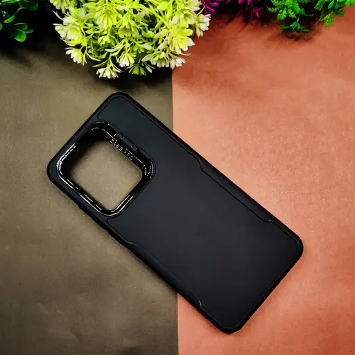 [PO14BSA36-72-2] Samsung Galaxy A36 5G Pro Camera Stand Silicone Case (Black)
