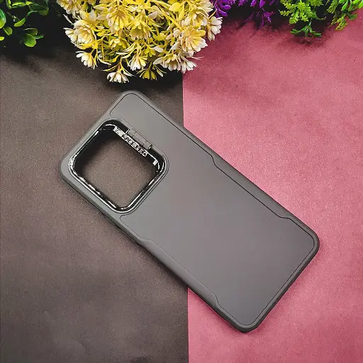 [PO14BSA36-72-36] Samsung Galaxy A36 5G Pro Camera Stand Silicone Case (Natural Titanium)