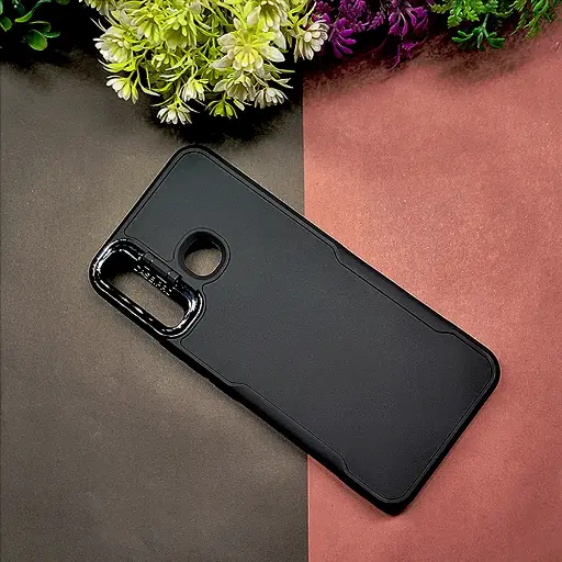 [PO14BIHOT8-72-2] Infinix Hot 8|Hot 8 Lite|Tecno Spark 4 Case Pro Camera Stand Soft Silicone Back Case (Black)