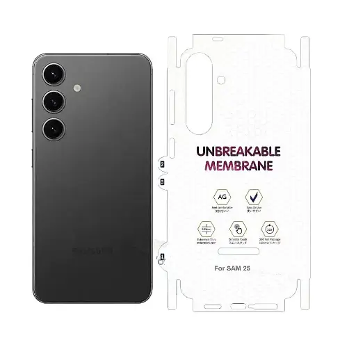 [PL10SS25-4] Samsung S25 360 Unbreakable Membrane Sheet - Ultimate Device Protection
