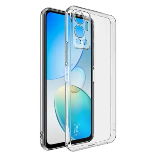 [PO7BIHOT12-3] Infinix Hot 12 Dust Plug TPU|Transparent Back Case  