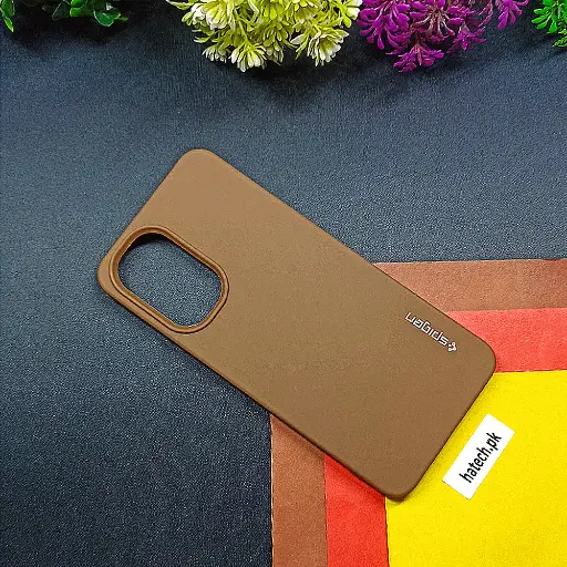 [PO14BVIY18-56-13] Vivo Y18|Y18e|Y03|Y03T Spigen Soft Silicone Back Case (Brown)