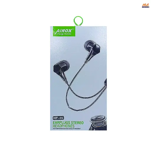 [HF1ARX12-12] Airox HF-55 Stereo Wired Handsfree - Premium Full Bass Sound