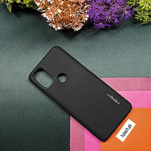 [PO14BOA53-56-2] Oppo A53 Spigen Soft Silicone Back Case (Black)