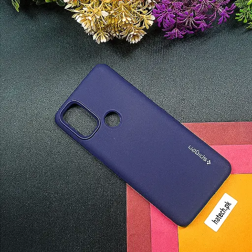 [PO14BOA53-56-17] Oppo A53 Spigen Soft Silicone Back Case (Navy Blue)