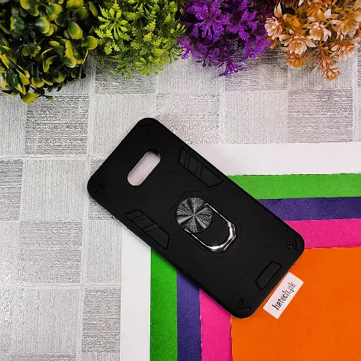 [PO39BLGG8XTHINQ-1-2] LG G8X|LG G8X ThinQ Armour Back Case (Black)