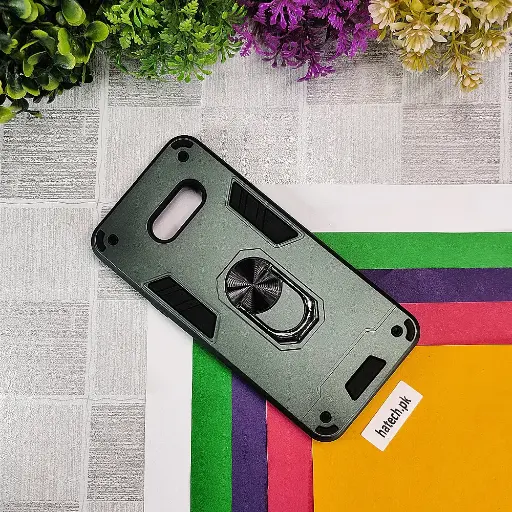 [PO39BLGG8XTHINQ-1-19] LG G8X|LG G8X ThinQ Armour Back Case (Army Green)
