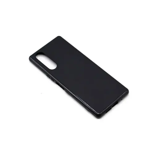 [PO14BXPR5-1-2] Sony Xperia 5|XZ5 Matte Soft Silicone Back Case (Black)