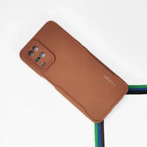 [PO14BOA54-71-13] Oppo A54 4G HD Soft Silicone Back Case (Brown)