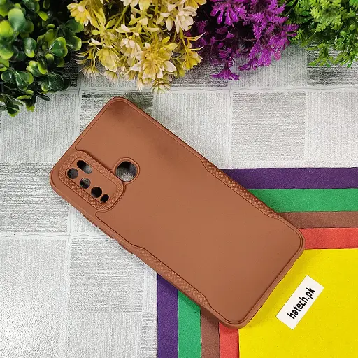 [PO14BVIY30-71-13] Vivo Y30|Y50 Soft Silicone Back Case (Brown)