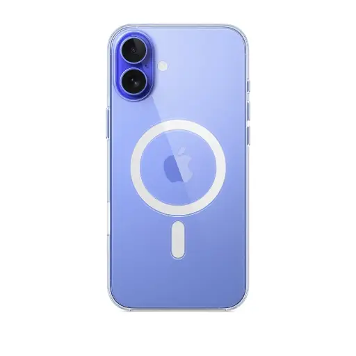 [PO7BIP16PL-11] iPhone 16 Plus Magnetic Magsafe Wirelees Transparent Back Case