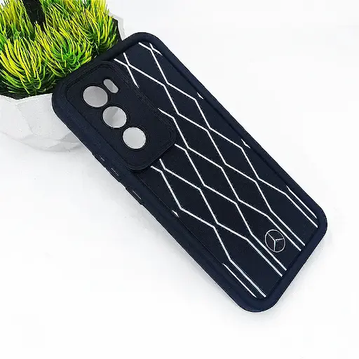 [PO14BORNO12-31-2] Oppo Reno 12 Logo Soft Silicone Printed Back Case (Black)