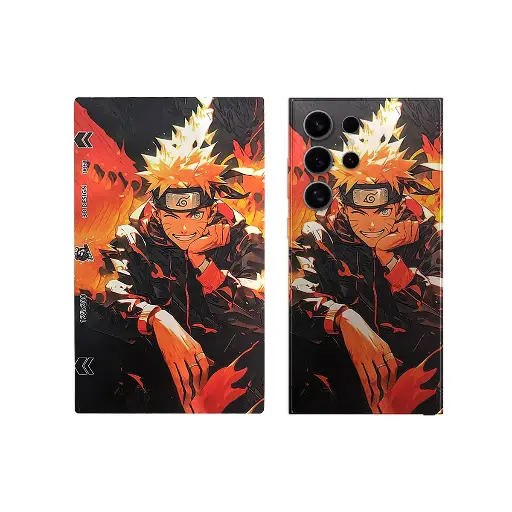 [SKIN-19-NARUTO] Naruto 3D Printed Mobile Back Skin - Customizable & Dynamic Design