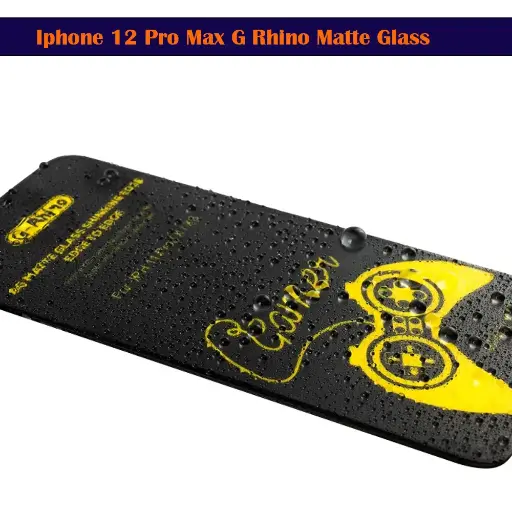 [PL18IP12PMX-6-2] Iphone 12 Pro Max G Rhino Tempered Matte Glass