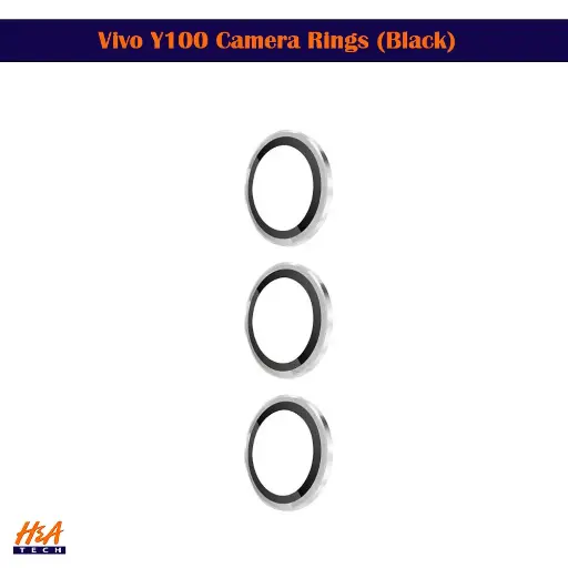 [PL14VIY100-3-7] Vivo Y100  Camera Rings (Silver) 