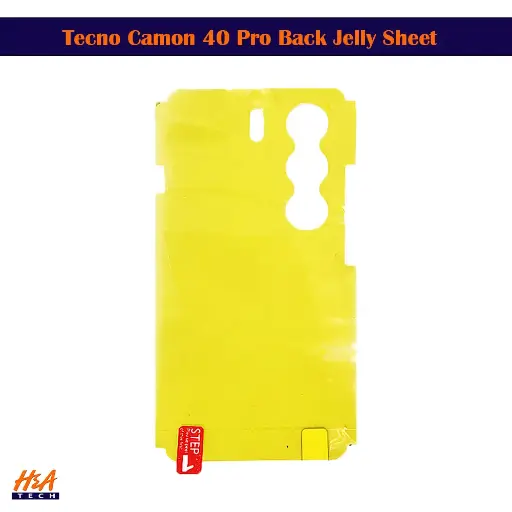 [PL10TCMN40PR-1] Tecno Camon 40 Pro Korean Back Jelly Sheet - Stylish Protection & Durability 